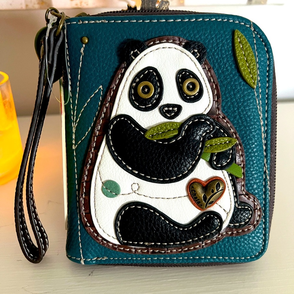 NWT Vegan leather wristlet